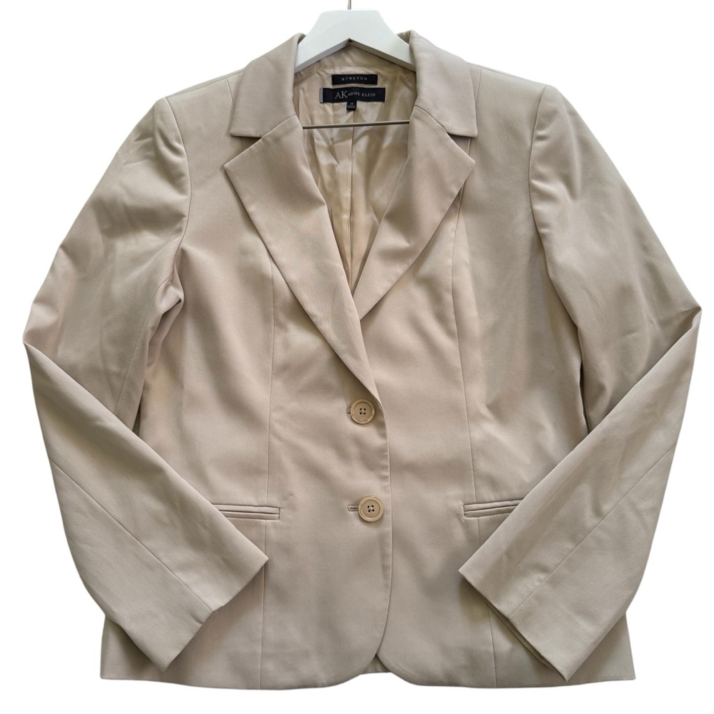 Anne Klein Stretch Two Button Front Lined Career … - image 1
